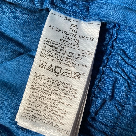 GAP Recycled Quilted Boxy Full Zip Fall Jacket Royal Blue Womens Size XXL 2X 2XL - Picture 6 of 8